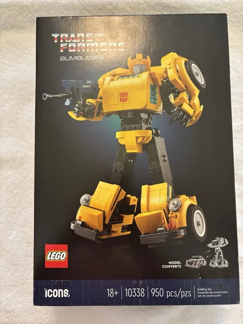 LEGO Icons Transformers Bumblebee Collectible Building Set 10338 - NEW IN BOX