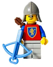 LEGO Castle Crusaders Crusader Lion Minifigure cas372 6012