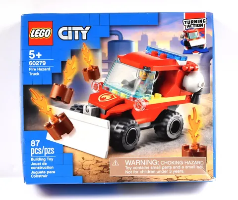 LEGO CITY Fire Hazard Truck (60279) Building Set for Kids 87 Pieces - New Sealed