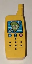 Lego Duplo Yellow Mobile Cell Phone Jurassic World Map On Display Part 16206pb02