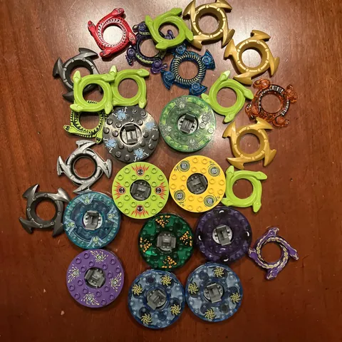 Lego Ninjago Spinners Lot Of 10