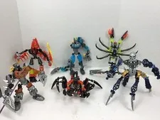 LEGO BIONICLE Lot – 6 Figures  – Incomplete. Lot 1