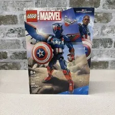 New! LEGO Super Heroes: New Captain America Construction Figure Set 76296