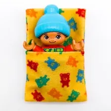LEGO DUPLO bedding sleeping bag duvet pillow yellow colorful bears sleepbag14