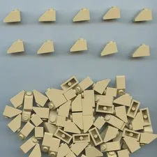 LEGO x 80 Tan Slope 45 2 x 1 bulk lot 3040