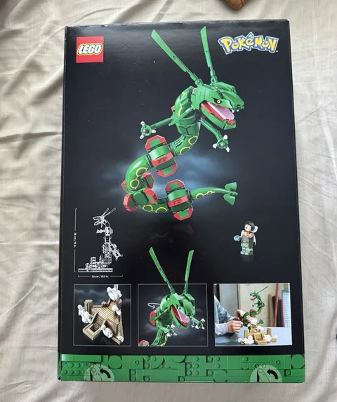 LEGO Pokemon Rayquaza 72168 Complete Set Box 1083 Pieces Age 18+