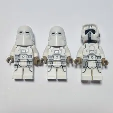 LEGO Snowtrooper Commanders minifigures lot of 3*