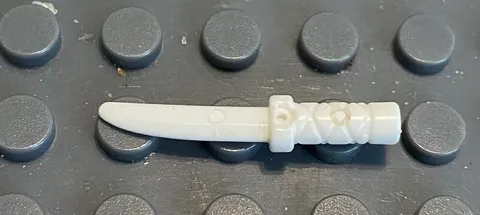 LEGO White Dagger Knife