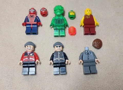 Lego Spiderman 2002-2004 Minifigure Lot Green Goblin Spiderman Jewel Thief
