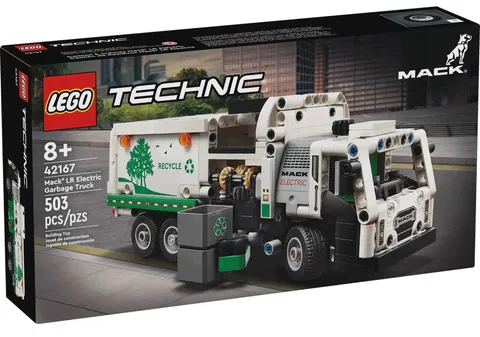 LEGO Technic 42167 Mack LR Electric Garbage Truck NEW SEALED Set
