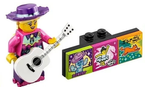 LEGO 43108 Vidiyo DISCOWGIRL Guitarist Bandmates Series 2 minifigure
