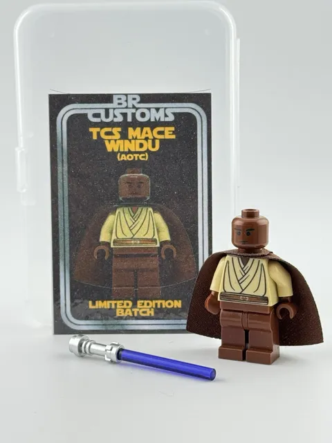 BR Customs Lego Star Wars TCS/Classic Figure Mace Windu 