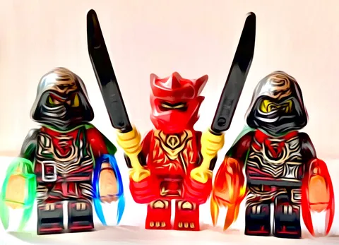 ACRONIX KRUX + NINJAGO LEGO NINJA KAI DRAGON