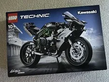 LEGO TECHNIC: Kawasaki Ninja H2r Motorcycle (42170) BOX AND INSTRUCTIONS ONLY.