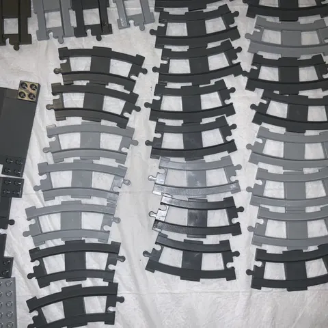 Lego Thomas Duplo 32 Gray Train Track Lot Straight and Curved Plus Extra