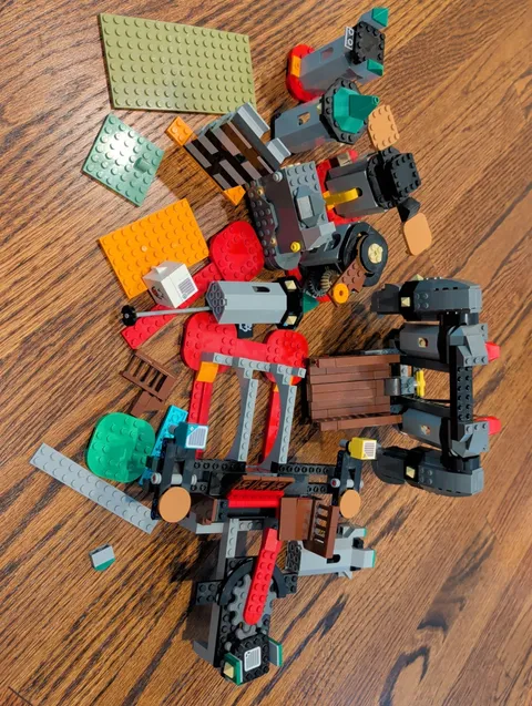 LEGO Super Mario: Bowser's Castle Boss Battle Expansion Set (71369) INCOMPLETE