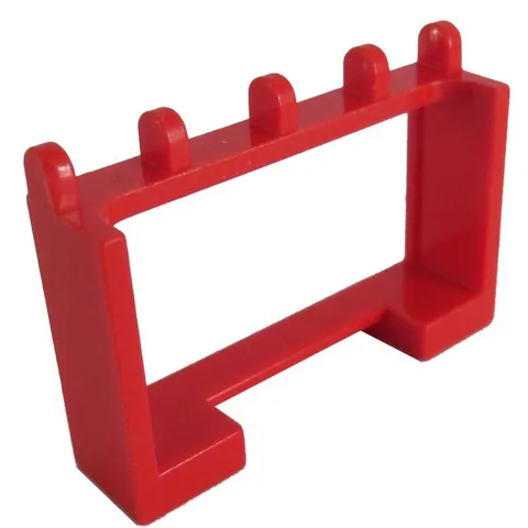 LEGO Red Hinge Vehicle Roof Holder 1 x 4 x 2 inv.596