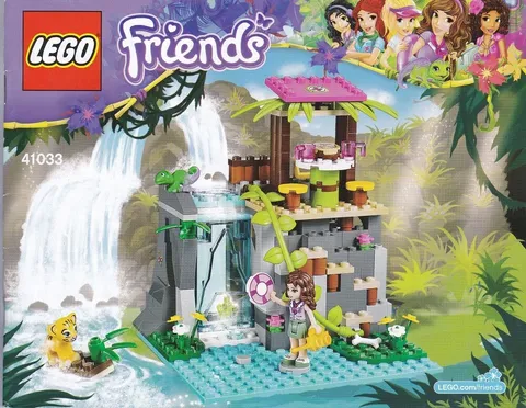 LEGO #41033 INSTRUCTION MANUAL ONLY Friends Jungle Falls Rescue