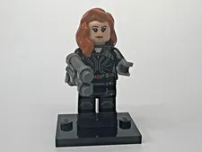 LEGO Marvel Minifigure - Black Widow Black Jumpsuit - SH0629 from set 76162