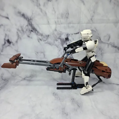 Lego Star Wars Scout Trooper and Speeder Bike 75532 No Stickers Box Manual