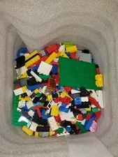 Around 5lb Of Mixed Lego Bricks, Flats And Other Assorted Pieces - Unsterilized