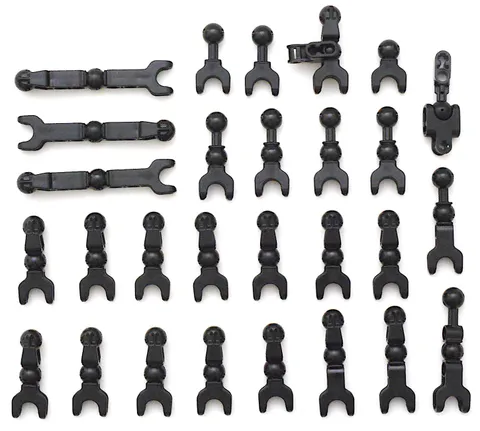 LEGO 28 Piece (as shown) Bionicle Ball Joint Axle Socket Limb Connectors
