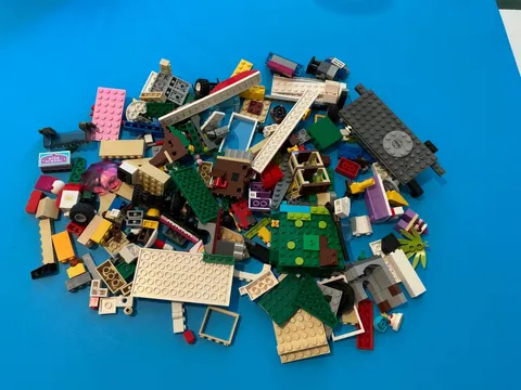 LEGO 1LB Bulk Lot. Unsorted, Unchecked, Random Assorted Pieces. L1-5