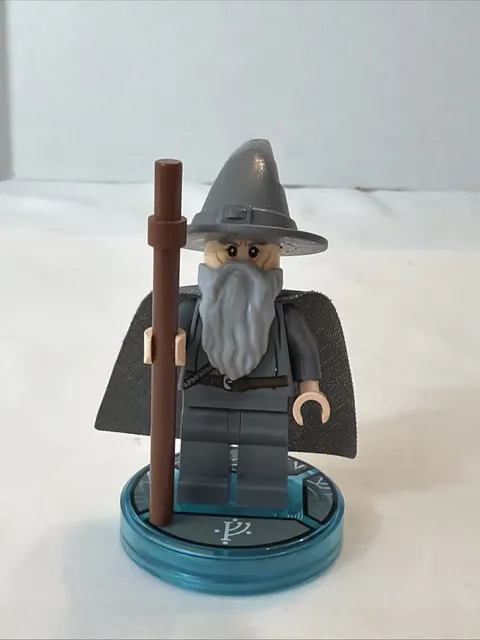 LEGO Dimensions Gandalf The Grey Minifigure - Set #71200 W/ Toy Tag & Accessory