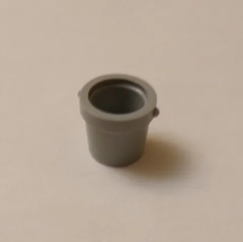Lego x1 Light Bluish Gray 1x1x1 Utensil Bucket, Handle Holders, 95343 (028-297)
