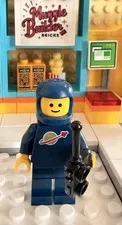 Lego Classic Dark Blue Spaceman Minifigure With Accessory