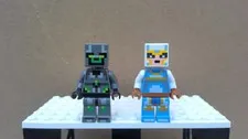 LEGO Minifigure Minecraft min063 & min064 Skull players