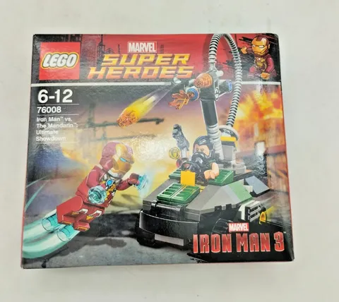 Lego 76008 Iron Man vs. The Mandarin MISB NEW EOL MARVEL Avengers Iron Man Super