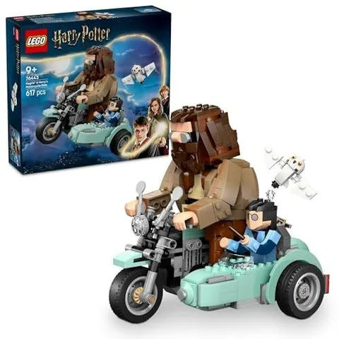 LEGO Harry Potter 76443 Hagrid and Harry Flying Motorcycle Ride Building Set