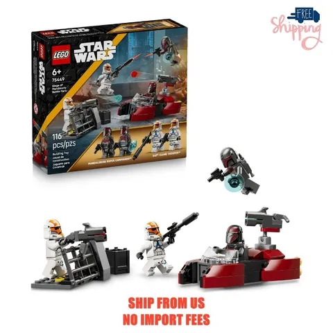LEGO Star Wars Siege of Mandalore Battle Pack Building Toy for Boys & Girls - Th
