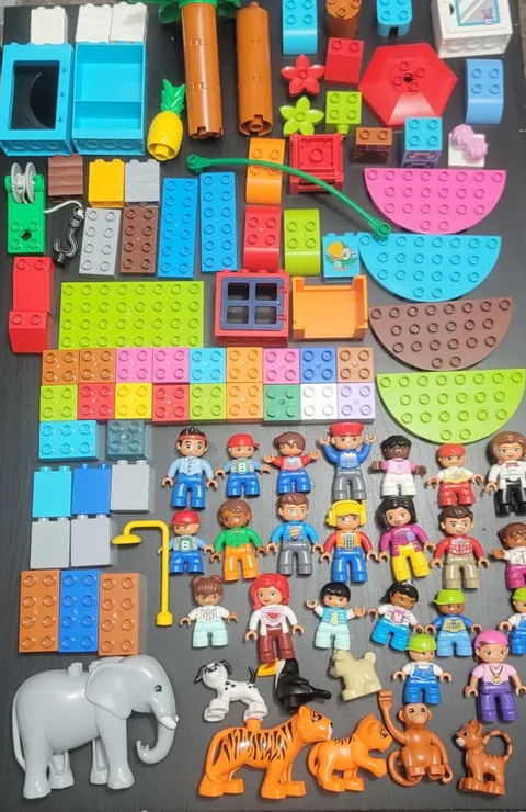 Lego Duplo Figure Animal Elephant Tiger Zoo Safari Accessories Huge Lot