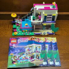 LEGO 41135 Friends Livi's Pop Star House 597pc w/ instructions, RETIRED, No Box