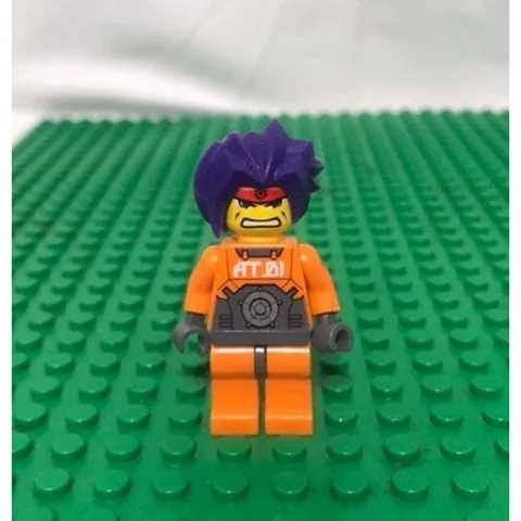 LEGO Exo-Force Minifigure exf007 Ryo From 7709 7708 7706 Spiky Purple Hair