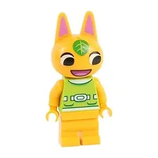 LEGO® Animal Crossing TANGY Minifigure™ Cat w Leaf ani011