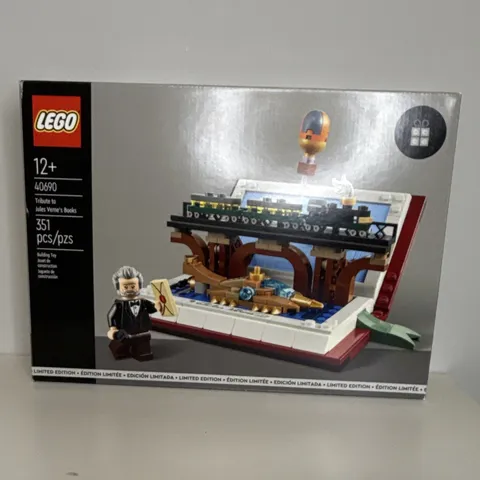 LEGO Icons 40690 Tribute to Jules Verne's Books Limited Edition 351 pcs Box