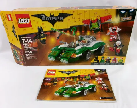 Lego Batman Movie 2017 The Riddler Riddle Racer 70903 EMPTY BOX & Instructions