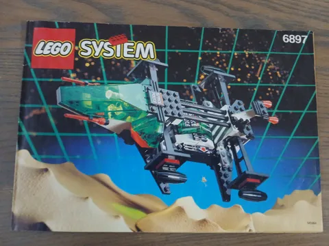 LEGO Space: Rebel Hunter (6897) 100% Complete w Minifigures & Instructions