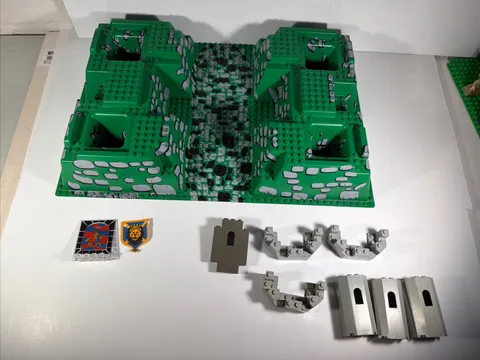 Lego Castle Baseplate 30271px2 Raised 32 x 48 x 4 6091 6098 10176 Plus More!