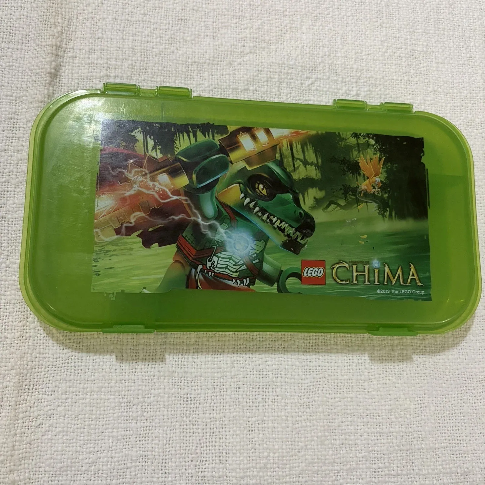 Iris Lego Legends of Chima Storage Case Green Mini Figure Accessory Clutch