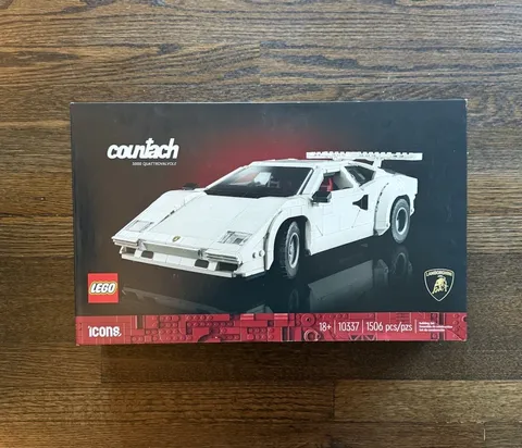 LEGO 10337 Lamborghini Countach 5000 Quattrovalvole Model Car Icons NEW SEALED