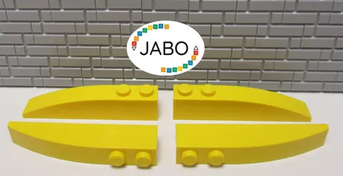 (G4/4) LEGO 4x 42022 Arch Brick Slant Brick 6x1 Yellow