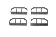 4 Lego® TRAIN Railway 9V RC Balustrade Handrail 6x1 GREY