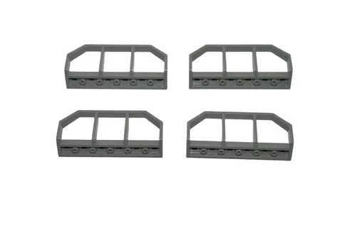 4 Lego® TRAIN Railway 9V RC Balustrade Handrail 6x1 GREY