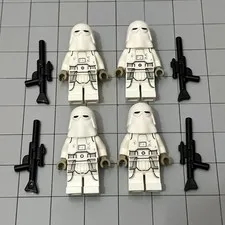 LEGO Star Wars Hoth Snowtroopers Minifig Lot Of 4  Guns AT-AT 75288 E3 56