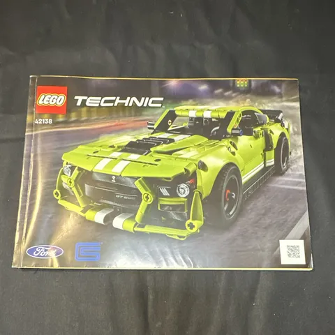 LEGO Technic Instruction Manual Booklet 42138 Ford Mustang Shelby GT500 2022