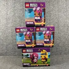 LEGO Fortnite 4 Set Bundle Brite Bomber Big Headz Adventure Peely NIB Sealed